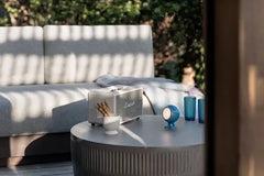 Oplaadbare tafellamp Norbitt cloudy blue