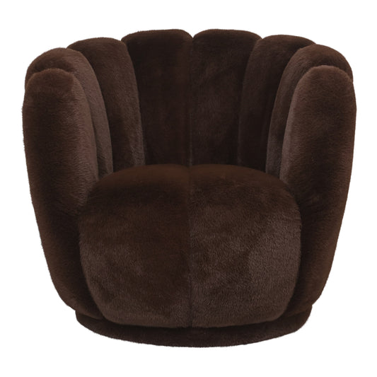 Fauteuil Furia Donkerbruin