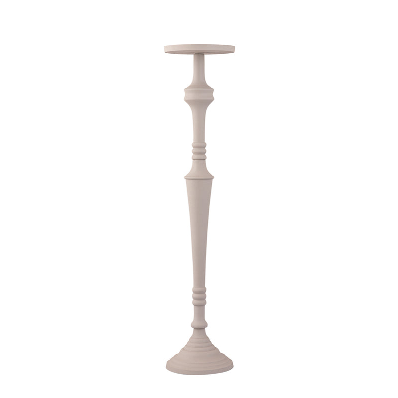 Beige aluminium Kaarsenhouder Helen