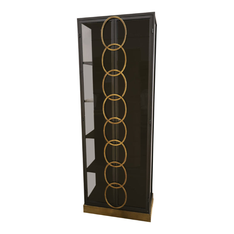 Zwart metalen kast Riho