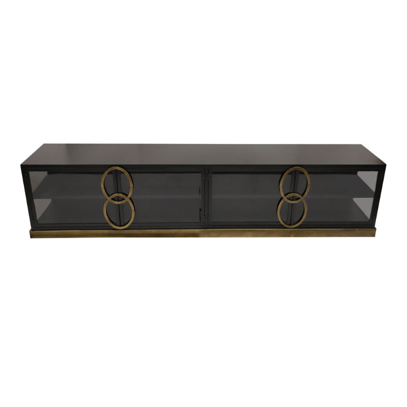 Zwart metalen dressoir