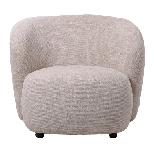 Crèmekleurige Fauteuil Aphrodite