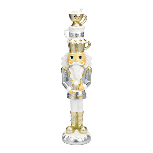 Notenkraker wit/zilver