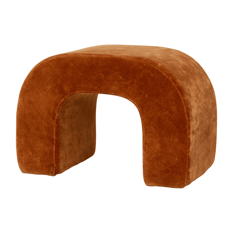 velvet poef