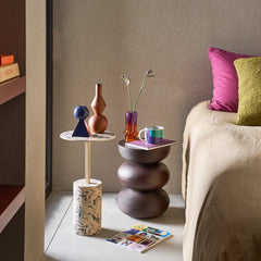 bijzettafel marmerlook