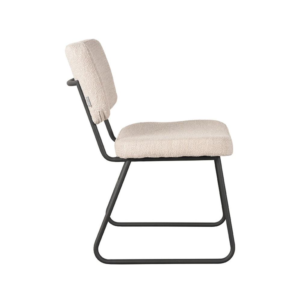 bouclé eetkamerstoel