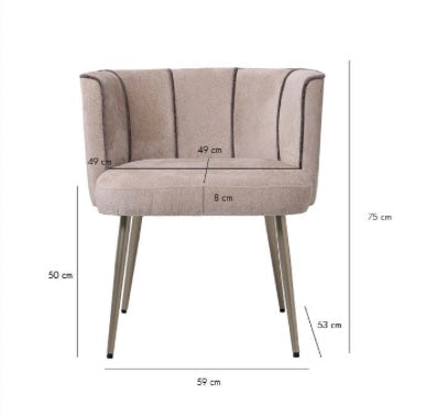 Fauteuil John Beige