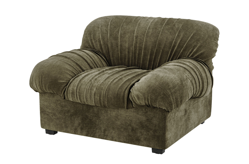 fluwelen fauteuil