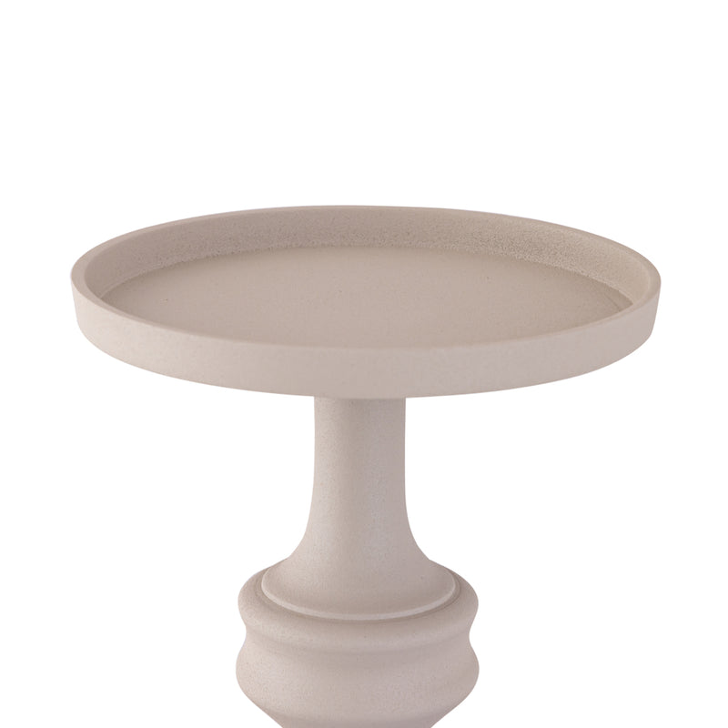 beige kaarsenhouder