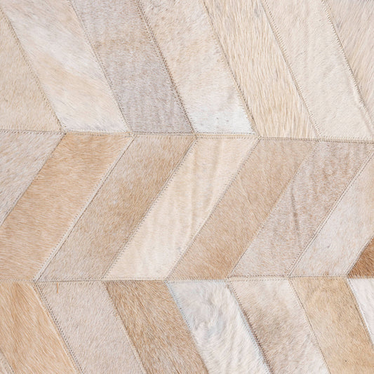 Ovalen Vloerkleed Joanne Koeienhuid Beige