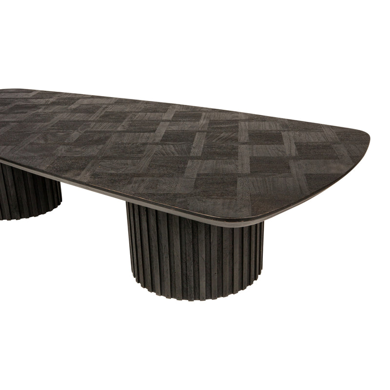 Zwart houten salontafel Fieron