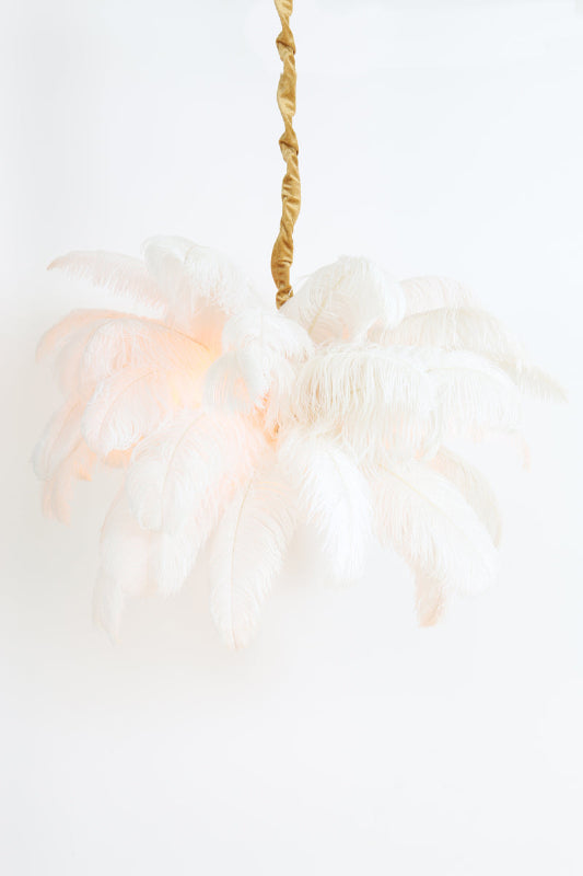 Witte FEATHER hanglamp