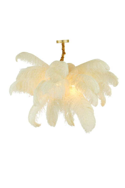 Witte FEATHER hanglamp