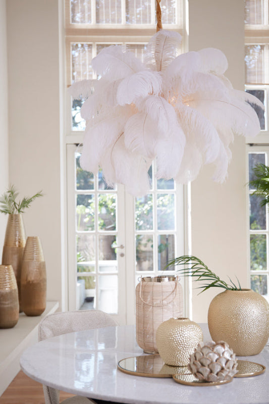 Witte FEATHER hanglamp