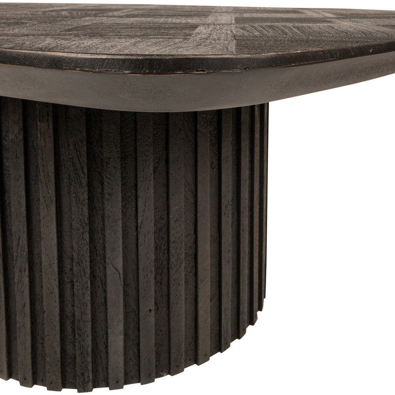 Zwart houten salontafel Fieron