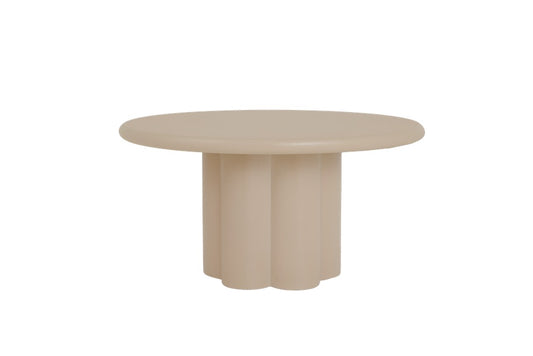 Ronde betonlook eettafel Melzo beige