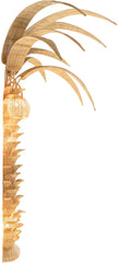 rotan wandlamp
