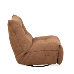 bruine fauteuil