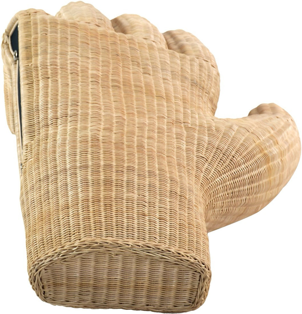 wanddecoratie van rotan