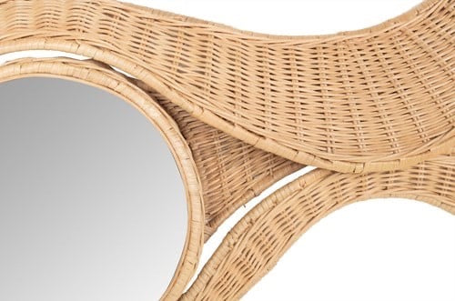 rattan spiegel
