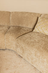 Hoekelement Lujo Modulaire bank Crème