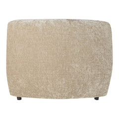 Hoekelement Lujo Modulaire bank Crème