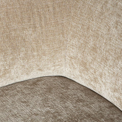 2-zits element links Lujo Modulaire bank Crème