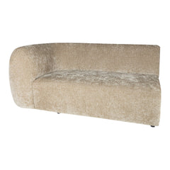 2-zits element links Lujo Modulaire bank Crème