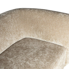 2-zits element rechts Lujo Modulaire bank Crème