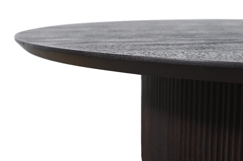 Ronde houten eettafel Xelle