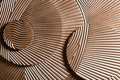 Wanddecoratie Thikra bruin 120x180 cm