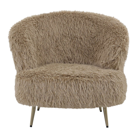 Fauteuil Franklyn Hair Lichtbruin