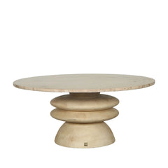 Salontafel Callain mangohout/marmer