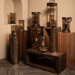 Windlicht Rezy Goud 91 cm