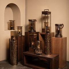 Windlicht Rezy Goud 68 cm