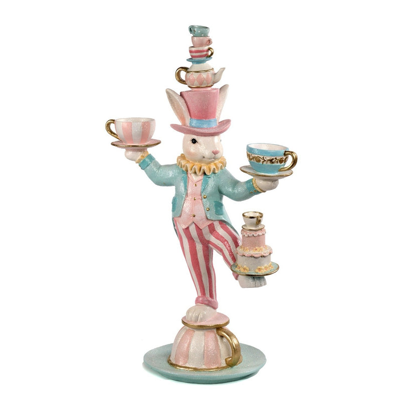 Rabbit Tea Cups Bird Feeder 61 cm