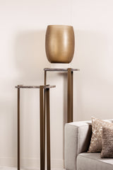 Bijzettafel Amadeo marmer/metaal in 3 afmetingen