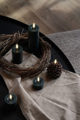 Uyuni Mini Melted LED kaars Pine Green