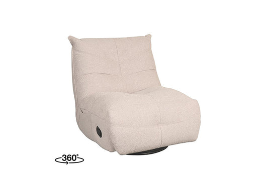 Beige Relax- en draaifauteuil Take It Easy