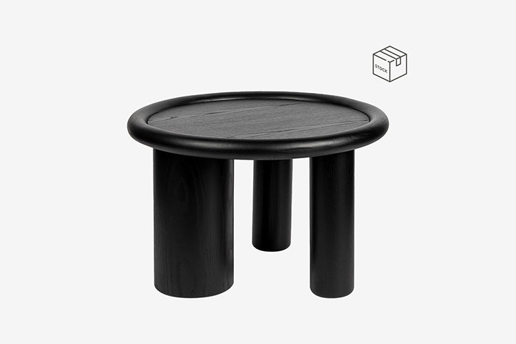 Bijzettafel Discus Zwart