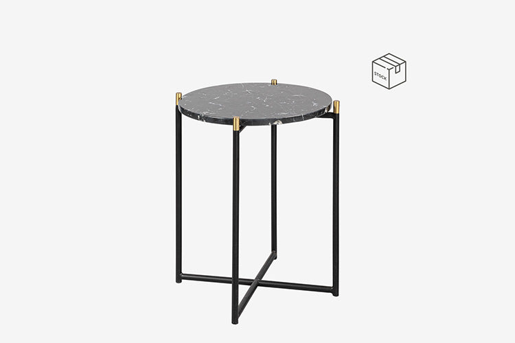 Bijzettafel Globe Zwart