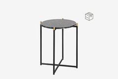 Bijzettafel Globe Zwart