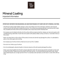 Datasheet mineral coating