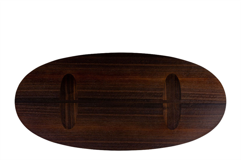 ovalen salontafel