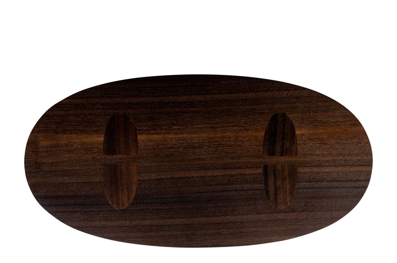 ovalen salontafel