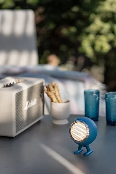 Oplaadbare tafellamp Norbitt cloudy blue