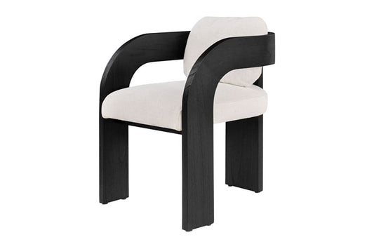 Eetkamerstoel Maravi Zwart/Off White