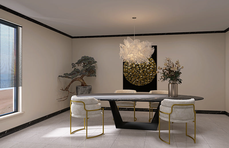 Keramische Eettafel Amman Thundernight