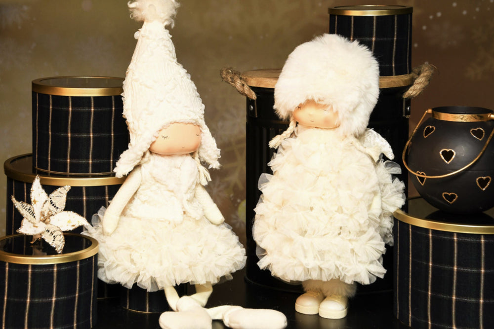 Engelpop met bungel beentjes