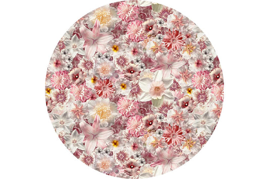 Vloerkleed Flowergarden rond